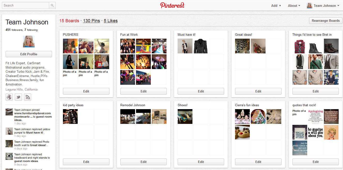 What's Your Pinterest? | Chalene Johnson Official Site | Create ...