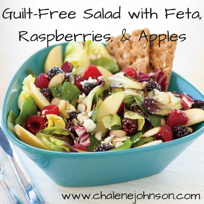Raspberry, Apple and Feta Salad