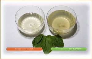 before and after spinach