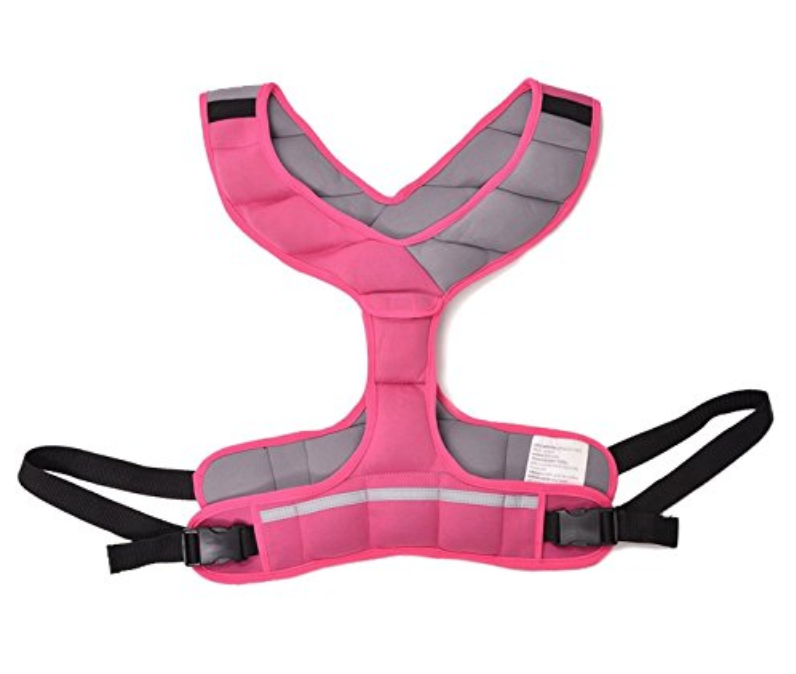 a pink color harness