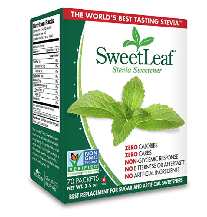 a box of sweet leaf tea