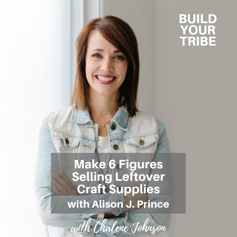 Podcast Make 6 Figures Selling Leftover Craft Supplies with Alison J