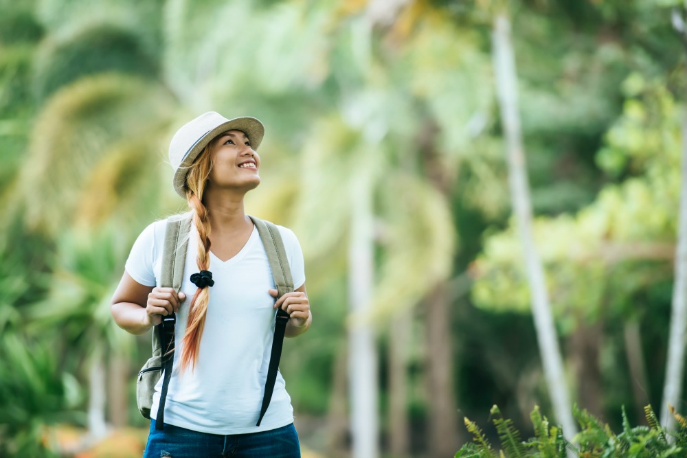 Confident People Look And Move Forward