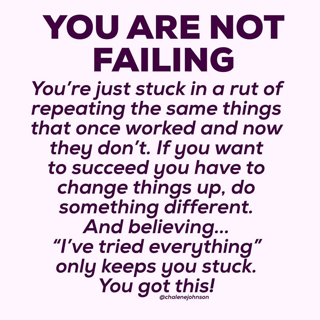 You Are You Not Failing By Chalene johnson